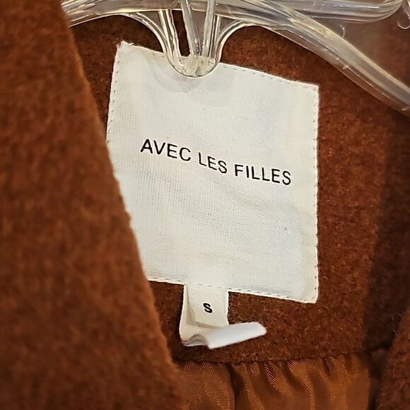 Brick coat size S Avec Les Filles NWOT - Picture 3 of 16